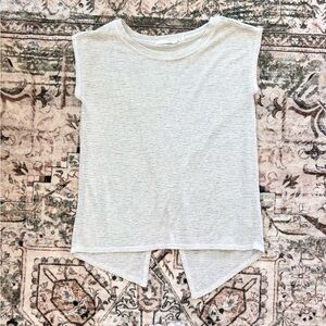 Atleta Women's Cap Sleeve T-Shirt with Criss Cross Back Detail- XS/S